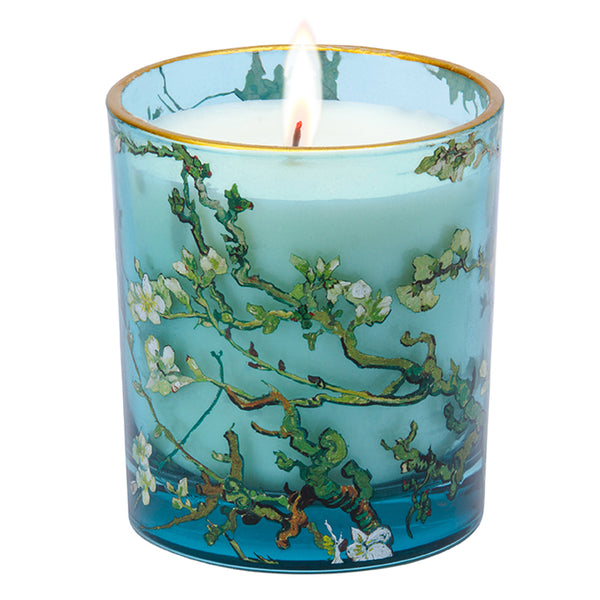 Van Gogh Almond Blossom Unscented Glass Candle – Insight Editions