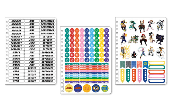 My Hero Academia: Class 1-A 12-Month Undated Planner – Insight Editions