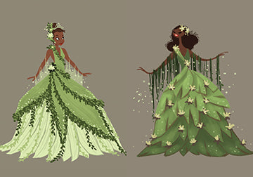 disney princess dress art Disney Princess Gown Redesigns by Cor104 on DeviantArt