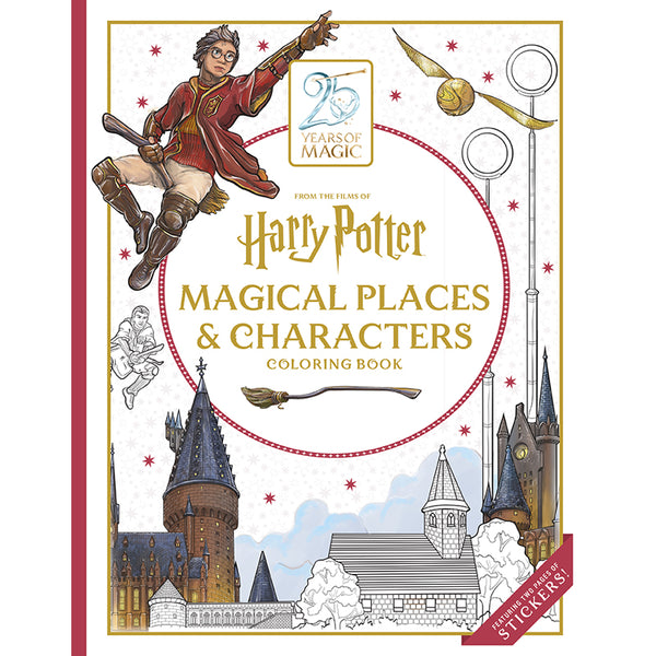 洋書 Harry Potter Magical Places Harry Potter: Magical Places and Characters Coloring Book