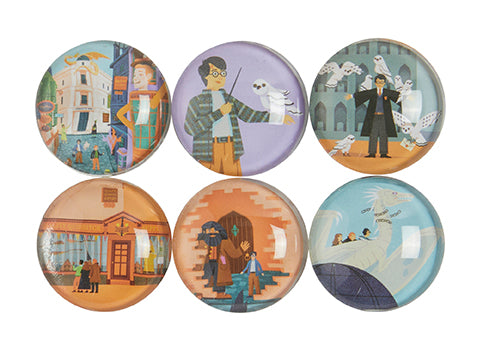 ligegyldighed Viva Medarbejder Harry Potter: Exploring Diagon Alley Glass Magnet Set (Set of 6) – Insight  Editions