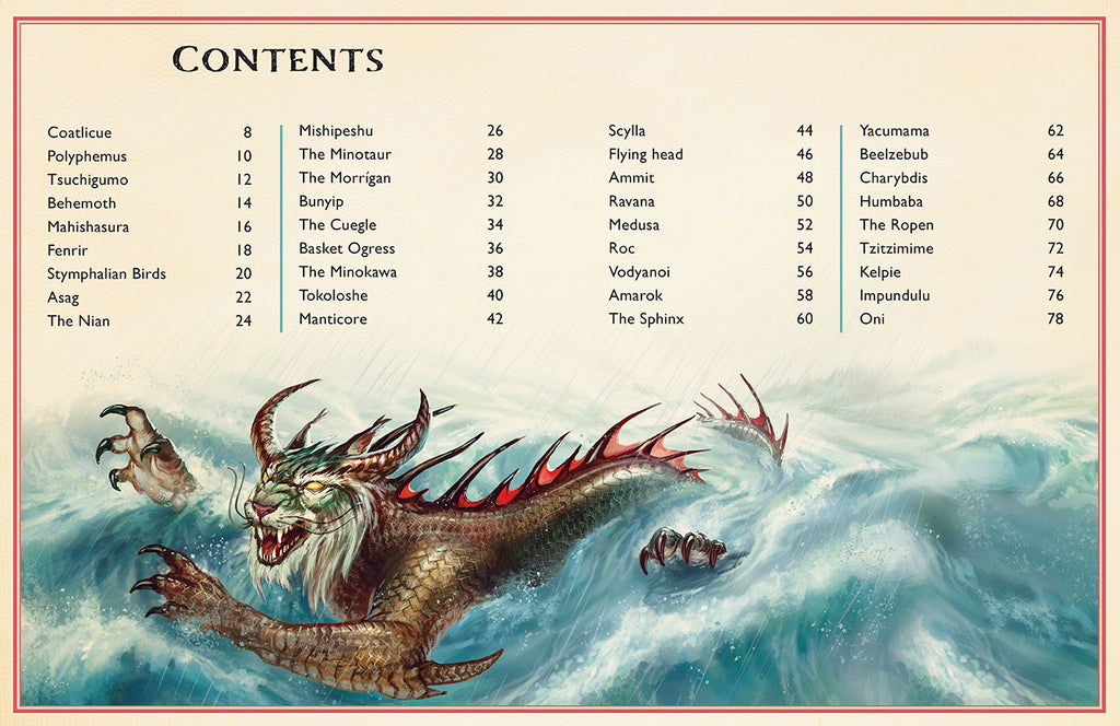 book about monsters The Magnificent Book of Monsters – Insight Editions