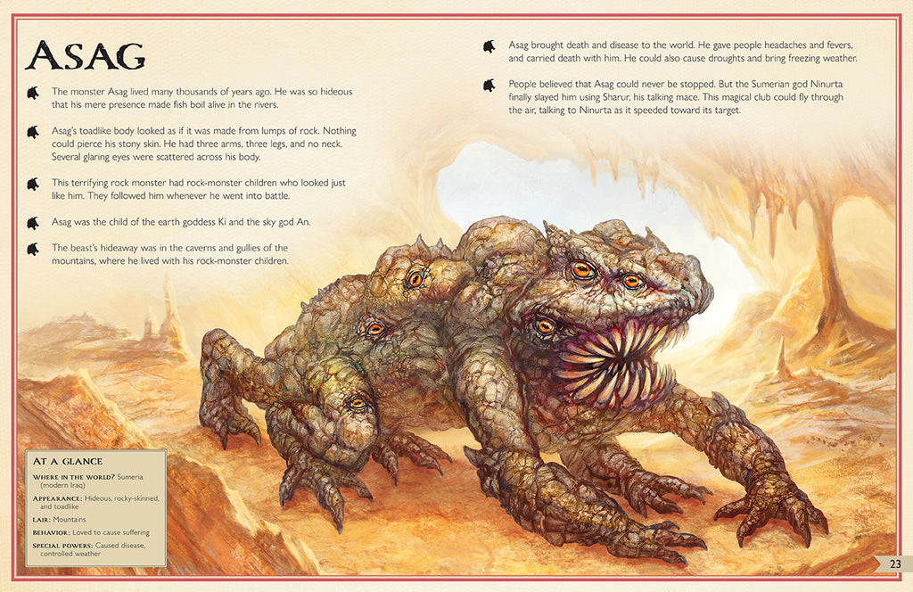 128 page to 288 page fiction books with monsters The Magnificent Book of Monsters – Insight Editions
