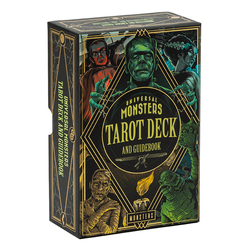 universal monsters tarot deck and guidebook cards Universal Monsters Tarot Deck and Guidebook