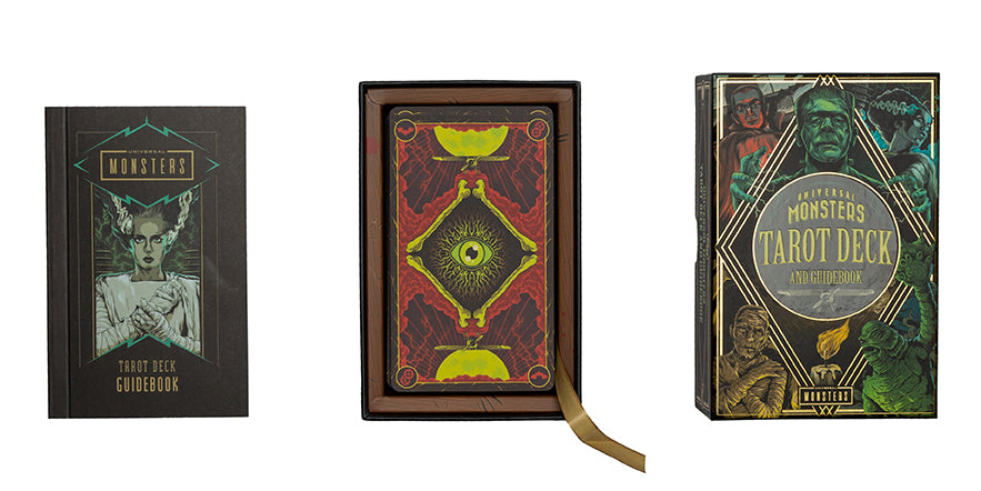 universal monsters trading cards Universal Monsters Tarot Deck and Guidebook – Insight Editions