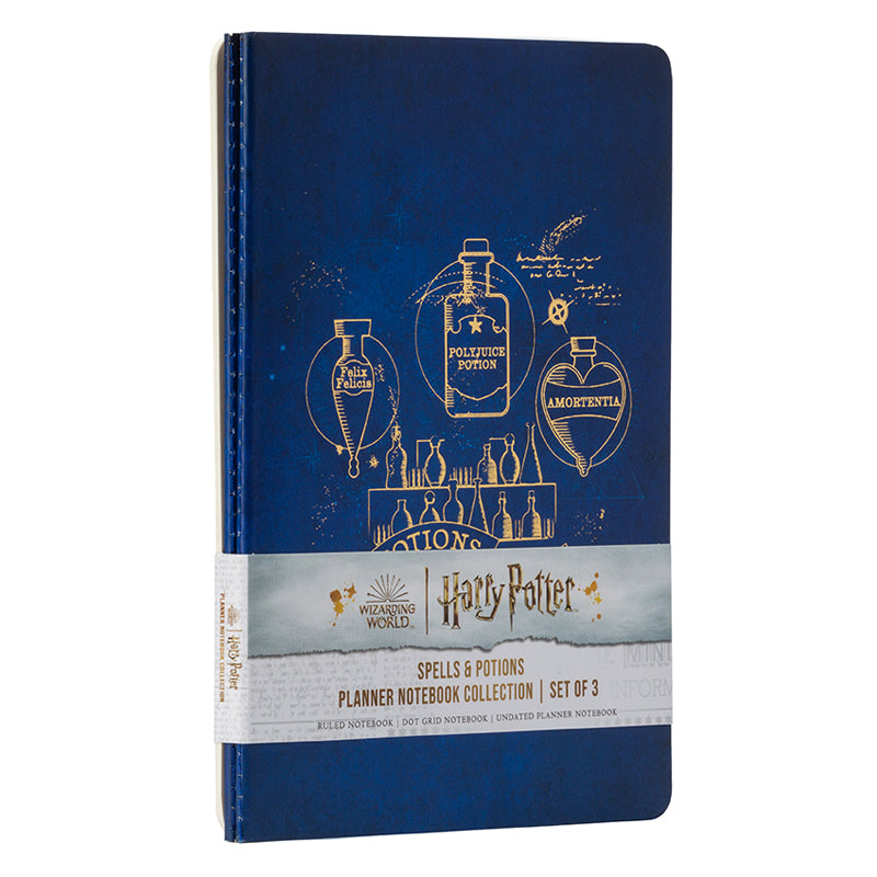 Harry Potter: Spell and Potions Planner Notebook Collection (Set of 3)