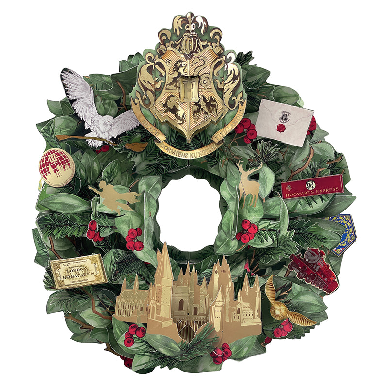 Harry Potter: Hogwarts Pop-Up Holiday Wreath