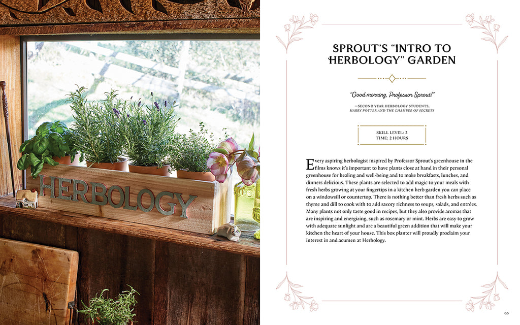 harry pothead and the magical herb Harry Potter: Herbology Magic – Insight Editions
