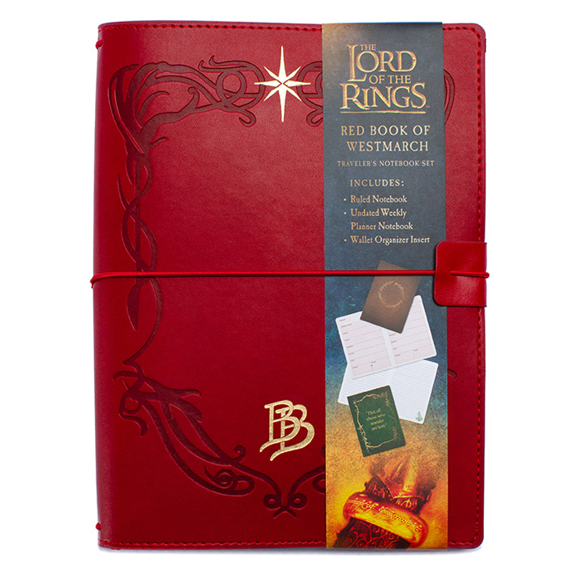 Lotr Notebook The Lord of the Rings: Red Book of Westmarch Traveler's Notebook Set ...
