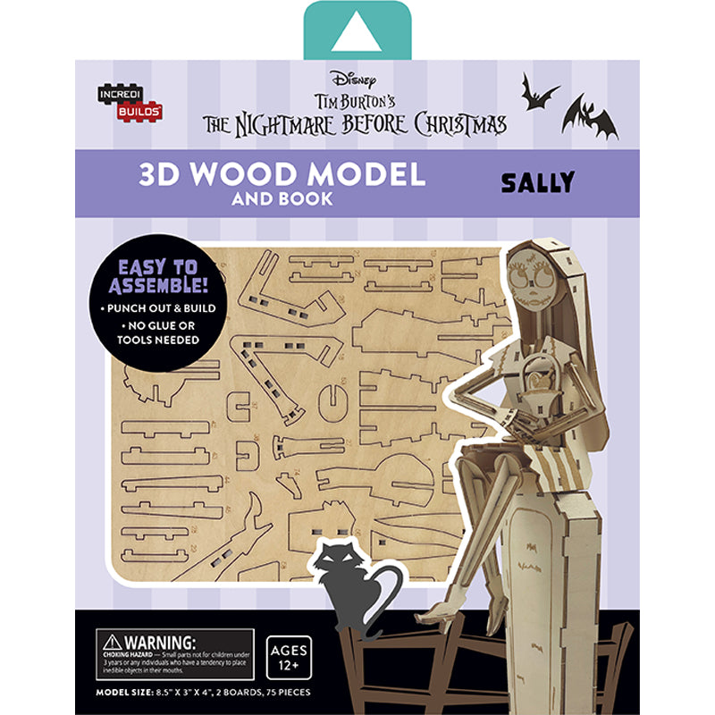 Sally ページ／ドテラ IncrediBuilds: Nightmare Before Christmas: Sally Book and 3D Wood