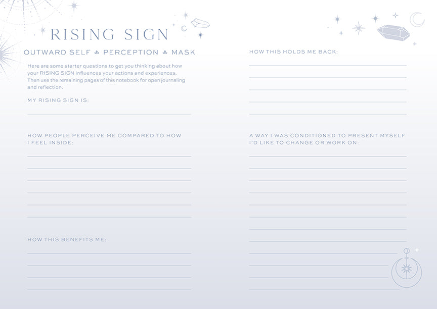 Sun Moon Rising Astrology Notebook Set – Insight Editions
