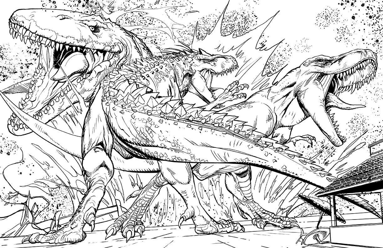 Jurassic World The Official Coloring Book Insight Editions
