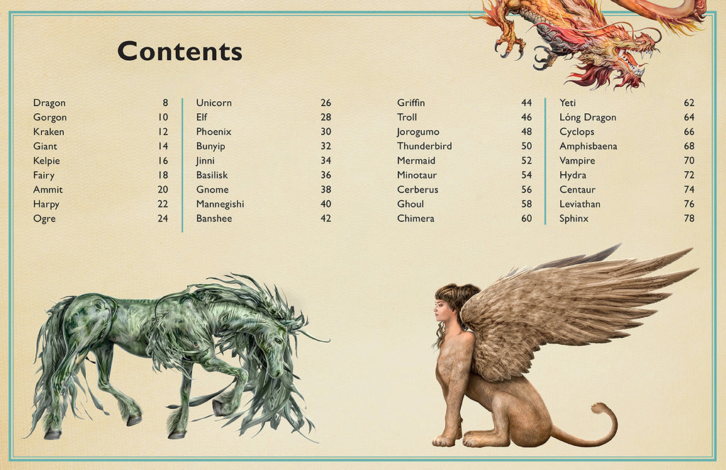 common fantasy monsters The Magnificent Book of Fantasy Creatures – Insight Editions