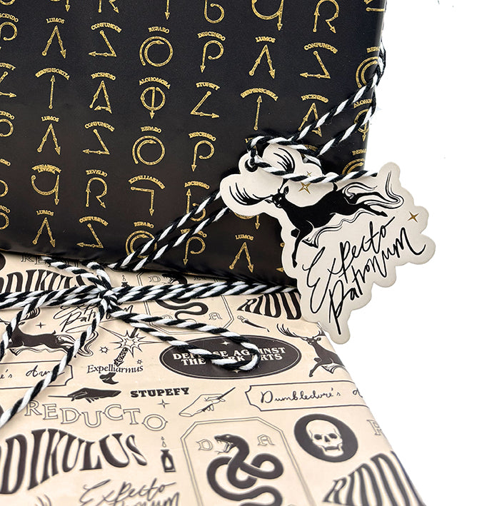 Harry Potter: Dark Arts Gift Wrap Stationery Set