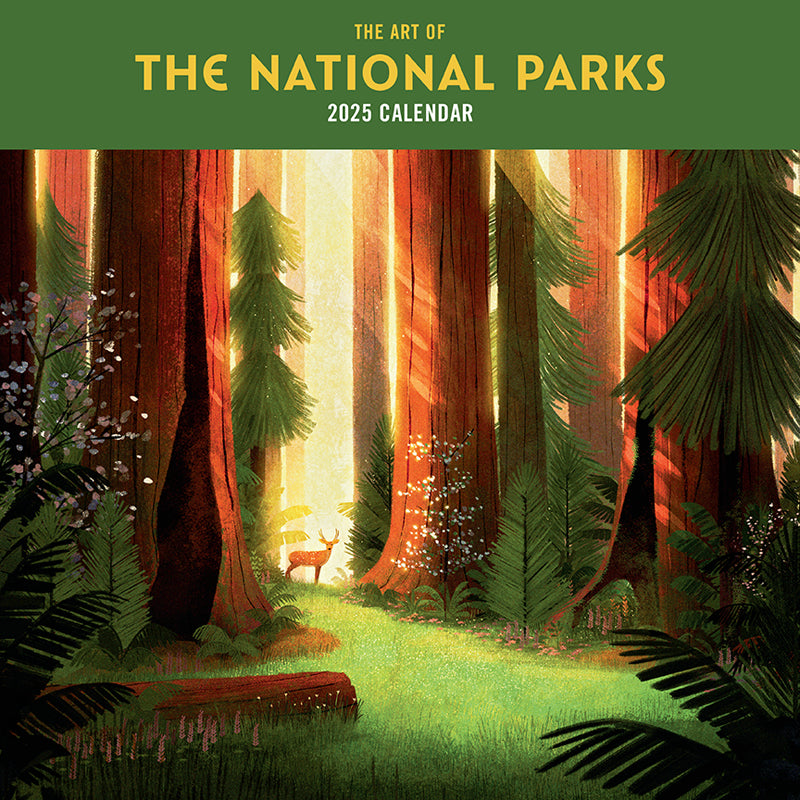 2025 The Art of the National Parks Wall Calendar