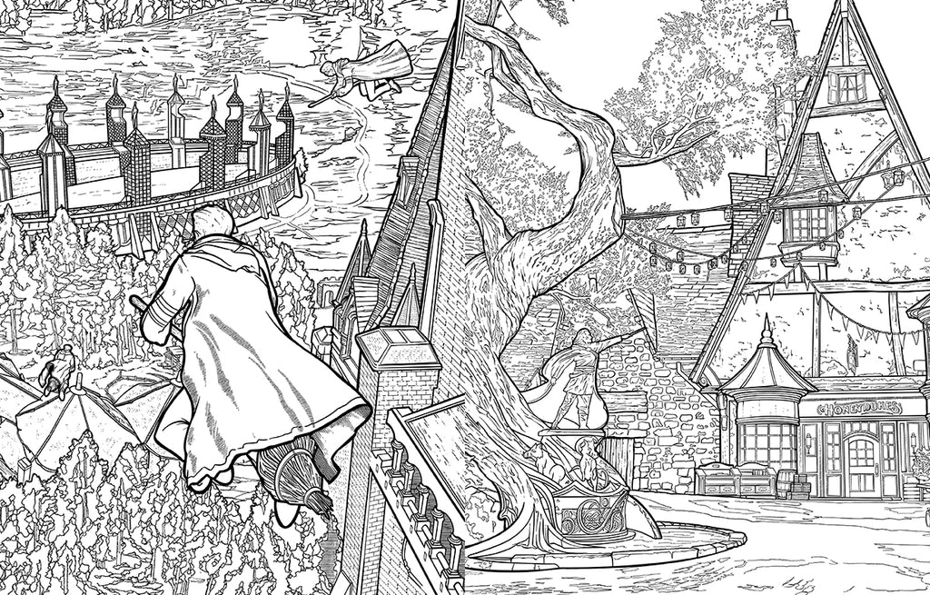 Hogwarts Legacy: The Official Coloring Book