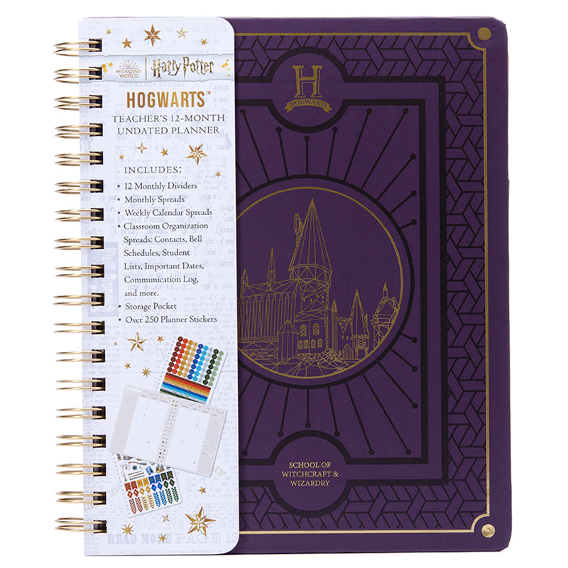 Harry Potter: Hogwarts Teacher's 12-Month Undated Planner