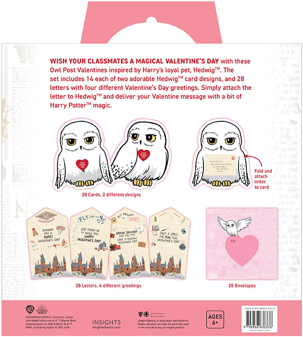 Hallmark Harry Potter Mini Valentines Day Cards With Stickers - 18 Classroom Valentines With Envelopes