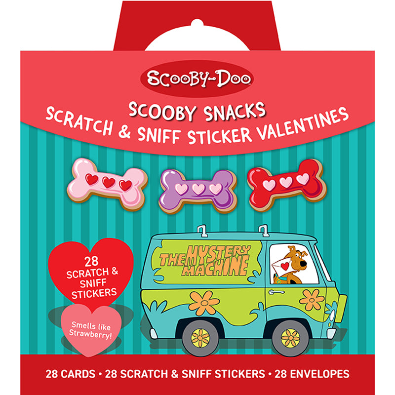 Scooby-Doo: Scooby Snacks Scratch & Sniff Sticker Valentines