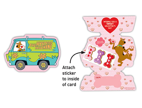 Scooby-Doo: Scooby Snacks Scratch & Sniff Sticker Valentines