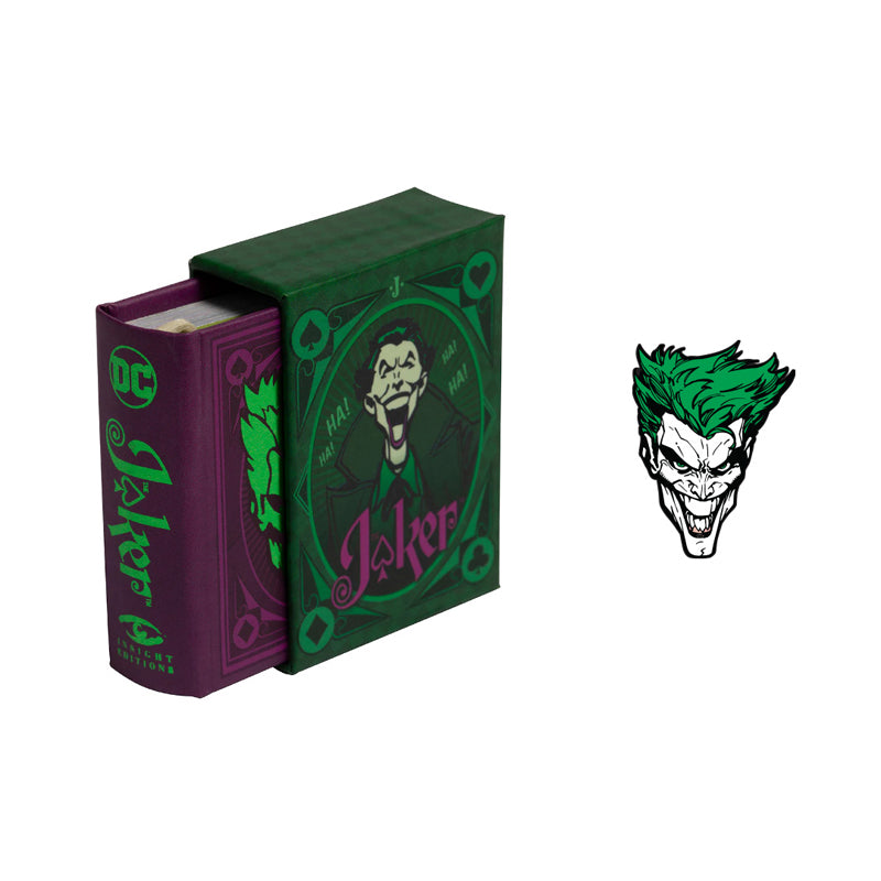 DC Comics: The Joker Tiny Book and Pin Set