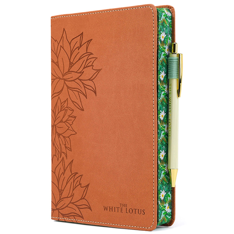 The White Lotus Journal and Pen Set