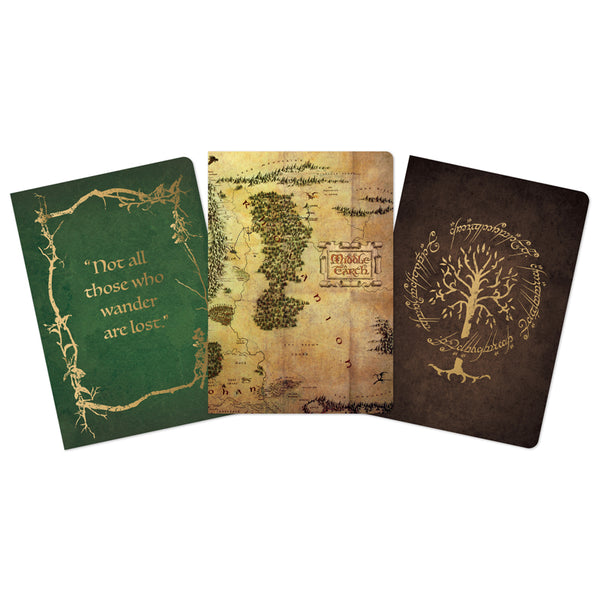 Lotr Notebook Lord of the Rings Planner Notebook Collection (Set of 3) – Insight Editions