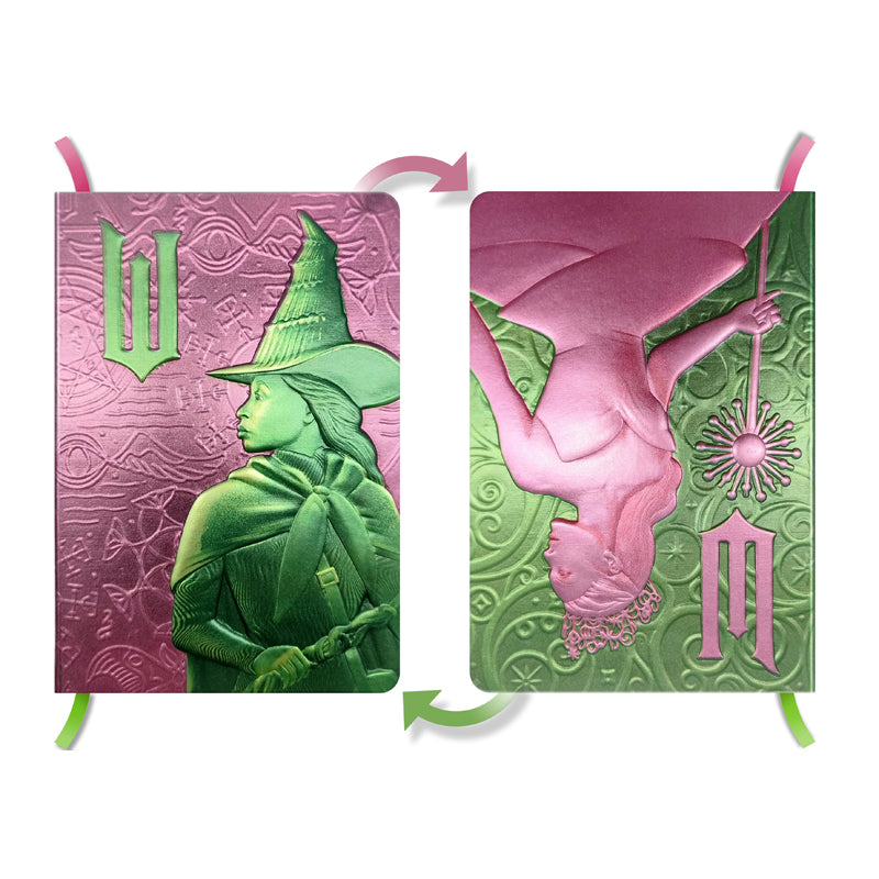 Wicked: Elphaba / Glinda Reversible Sculpted Journal