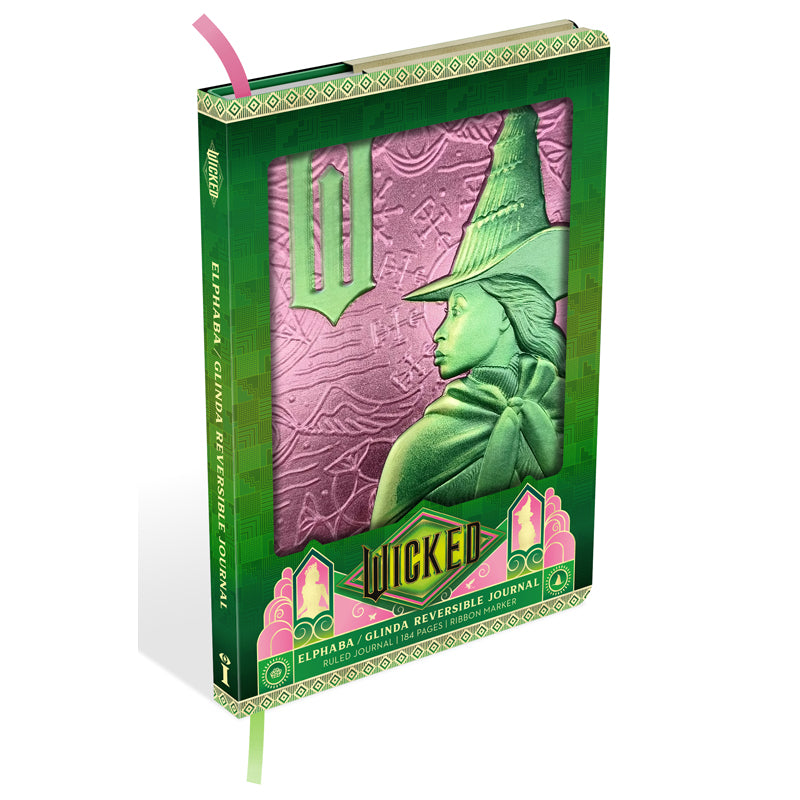 Wicked: Elphaba / Glinda Reversible Sculpted Journal