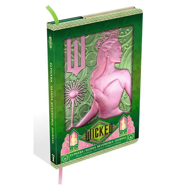 Wicked: Elphaba / Glinda Reversible Sculpted Journal