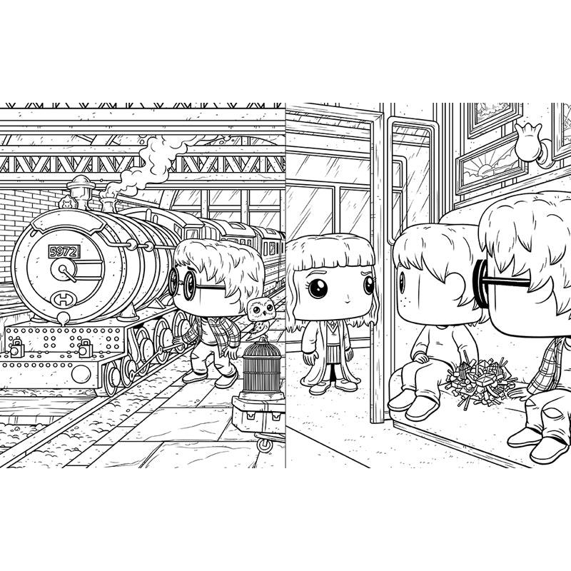 Funko Pop! Harry Potter and the Sorcerer's Stone: The Official Coloring Book
