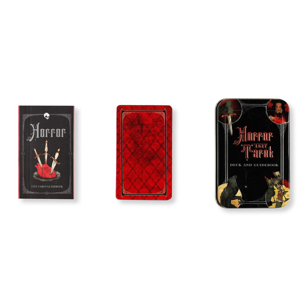 Horror Tiny Tarot Deck and Guidebook