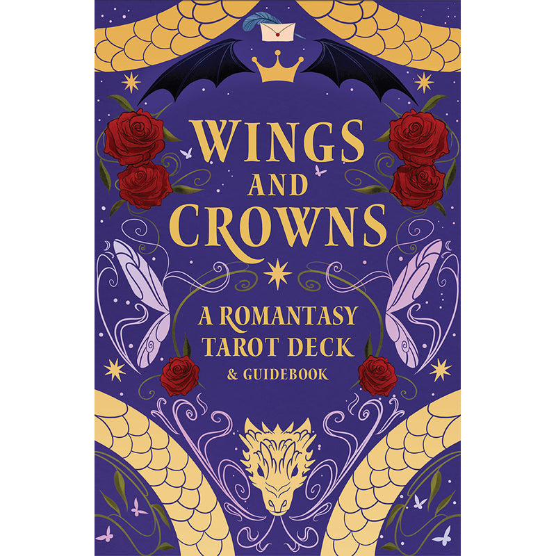 Wings and Crowns: A Romantasy Tarot Deck and Guidebook