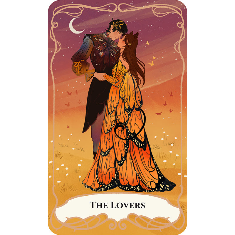 Wings and Crowns: A Romantasy Tarot Deck and Guidebook