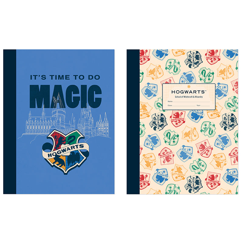 Harry Potter: Hogwarts Composition Notebook Set (Set of 2