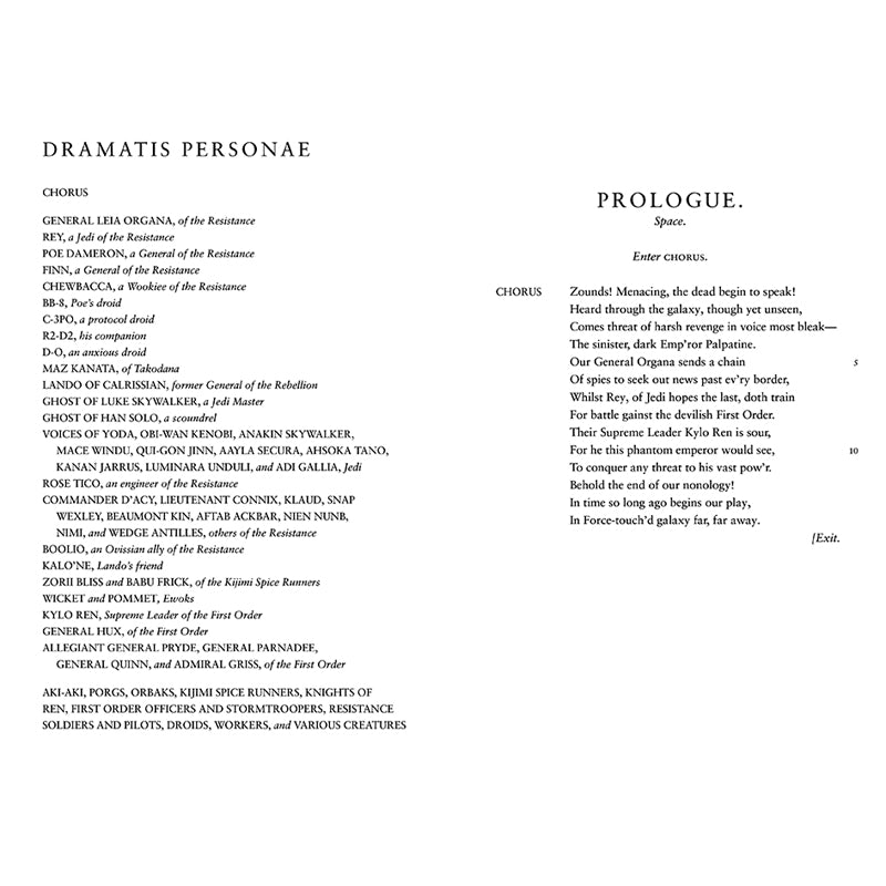 William Shakespeare's The Merry Rise of Skywalker: Star Wars Part the Ninth