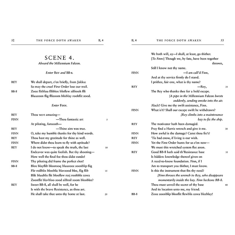 William Shakespeare's The Force Doth Awaken: Star Wars Part the Seventh