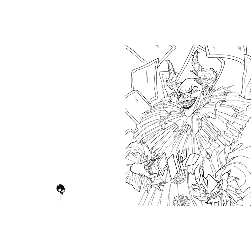 The Art of Horror Coloring Book