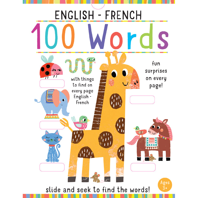 Slide and Seek 100 Words: French-English