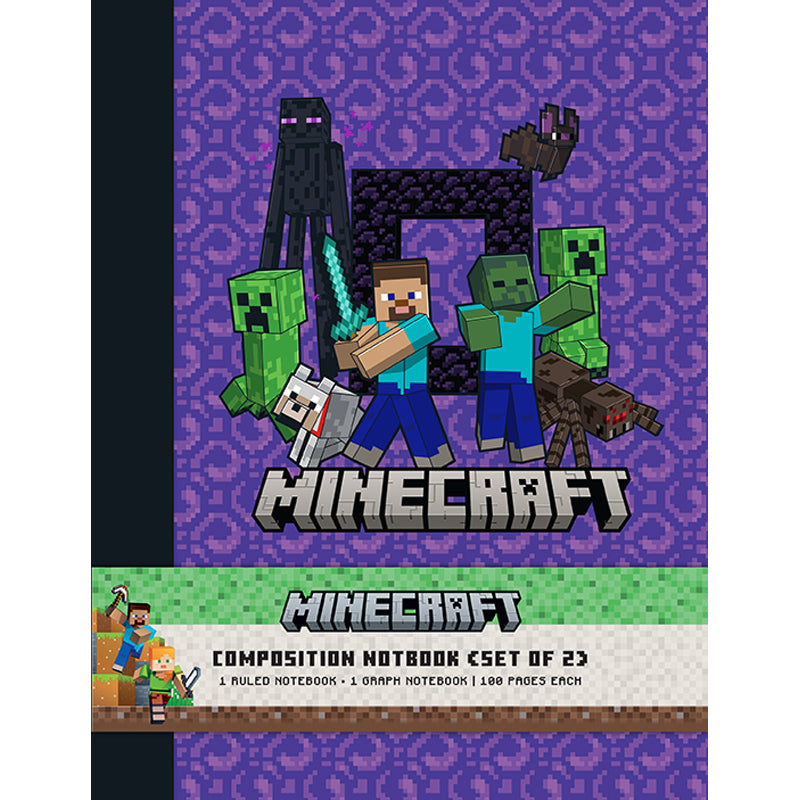 Minecraft Composition Notebook Set (Set of 2) – Insight Editions