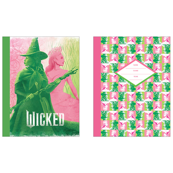 Wicked Pink & Green Composition Notebook Set (Set of 2) – Insight Editions