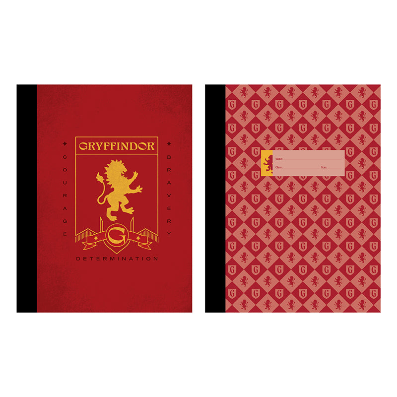 Harry Potter: Gryffindor Composition Notebook Set (Set of 2