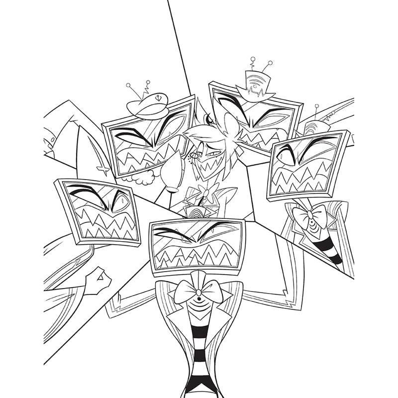 Hazbin Hotel: The Official Coloring Book