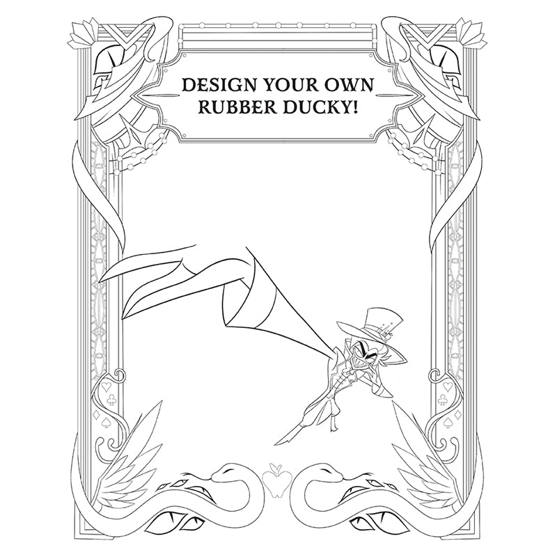 Hazbin Hotel: The Official Coloring Book
