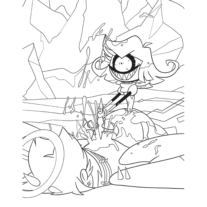 Hazbin Hotel: The Official Coloring Book