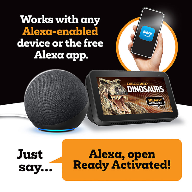 Discover: Dinosaurs (Ready Activated: A Readyland Alexa Interactive Book)