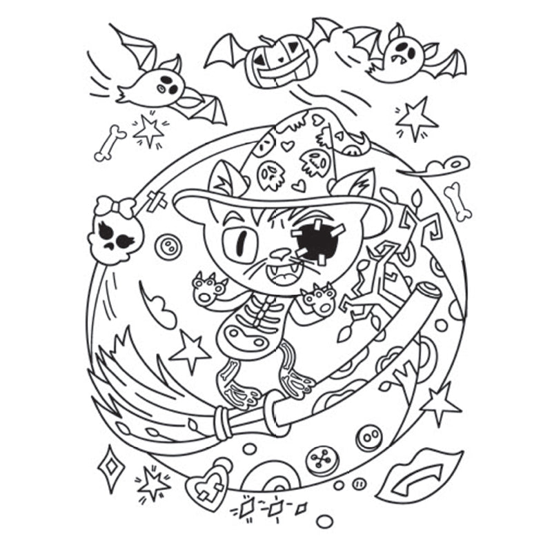 Spooky Mini-Coloring Kit