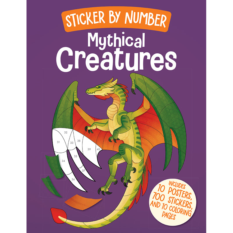 Sticker by Number: Mythical Creatures