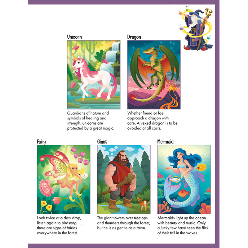 Sticker by Number: Mythical Creatures