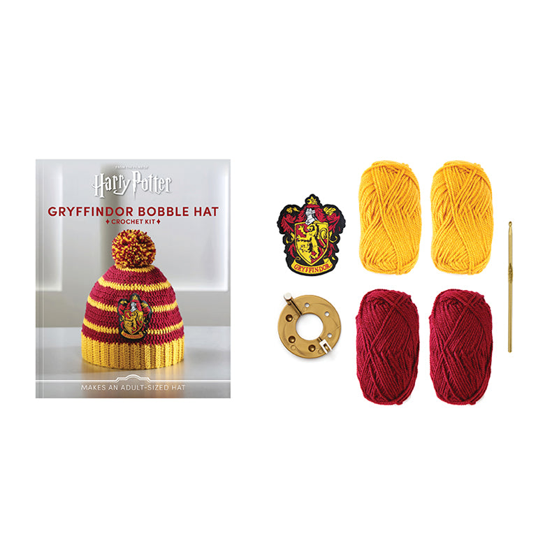 Harry Potter: Gryffindor Pom-Pom Beanie Crochet Kit